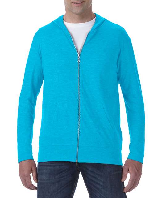 ADULT TRI-BLEND FULL-ZIP HOODED JACKET