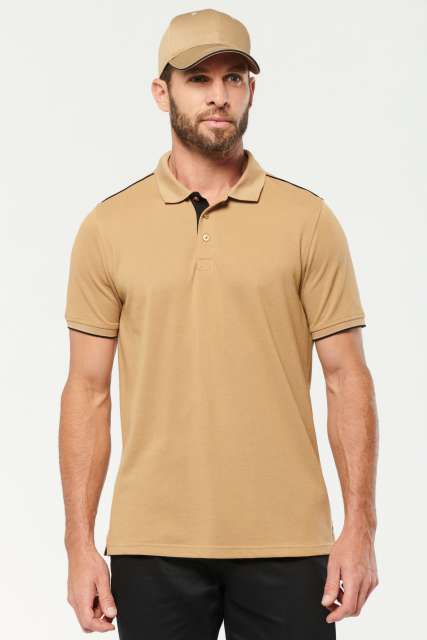 MEN'S SHORT-SLEEVED CONTRASTING DAYTODAY POLO SHIRT