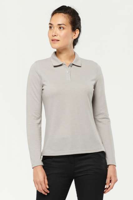 LADIES' LONG-SLEEVED POLO SHIRT