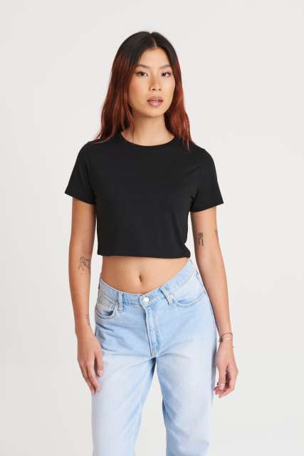 WOMEN'S TRI-BLEND CROPPED T