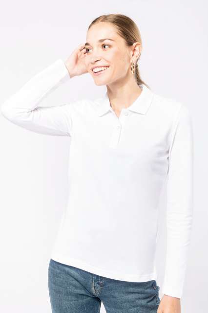 LADIES' LONG-SLEEVED POLO SHIRT