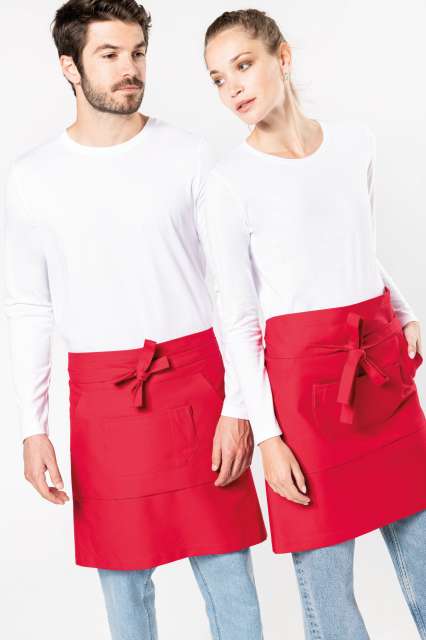 COTTON MID-LENGTH APRON