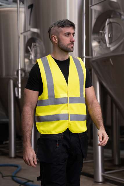 SAFETY / FUNCTIONAL VEST "HANNOVER" - FOUR REFLECTIVE STRIPES