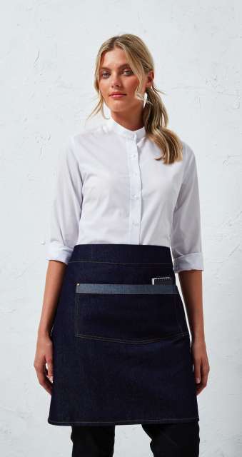 'DOMAIN' CONTRAST DENIM WAIST APRON