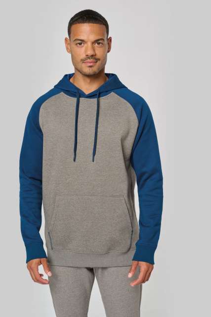 ADULT TWO-TONE HOODED SWEATSHIRT