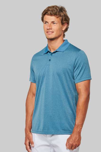 ADULT SHORT-SLEEVED MARL POLO SHIRT