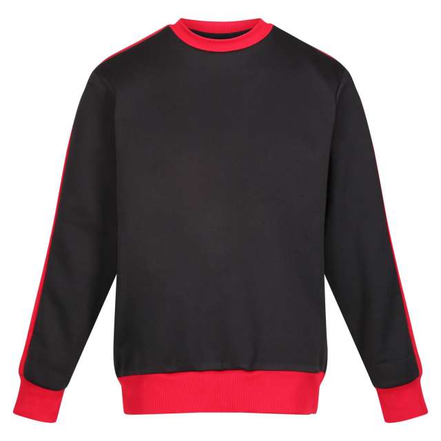 CONTRAST CREW SWEATSHIRT